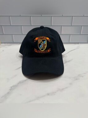 Tropic Thunder Embroidered Black Baseball Cap